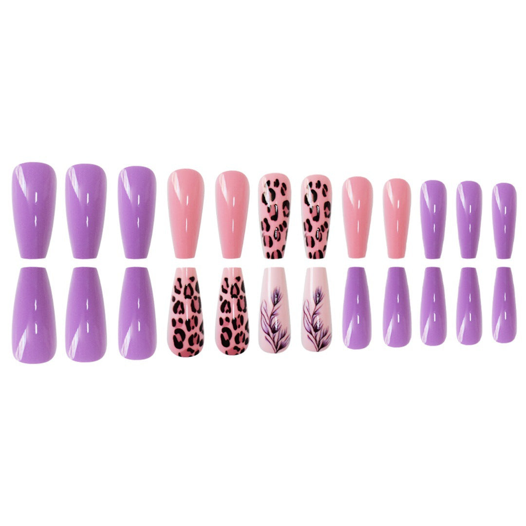 Stylish Patterned Press-On Nail Set Kalsten