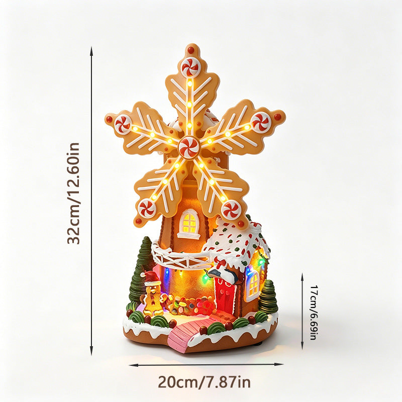 Illuminated Windmill Decor Kalsten