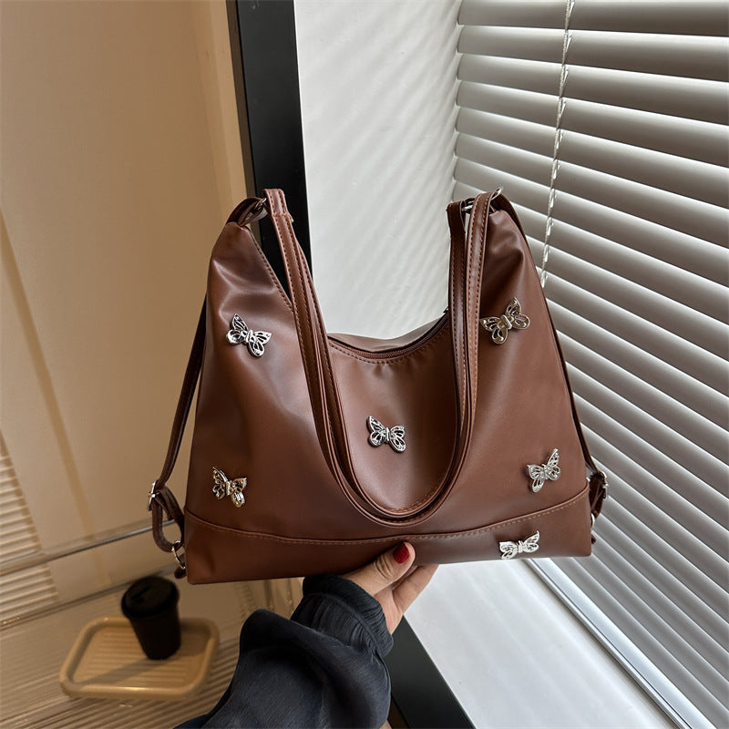 Elegant Butterfly Embellished Shoulder Bag