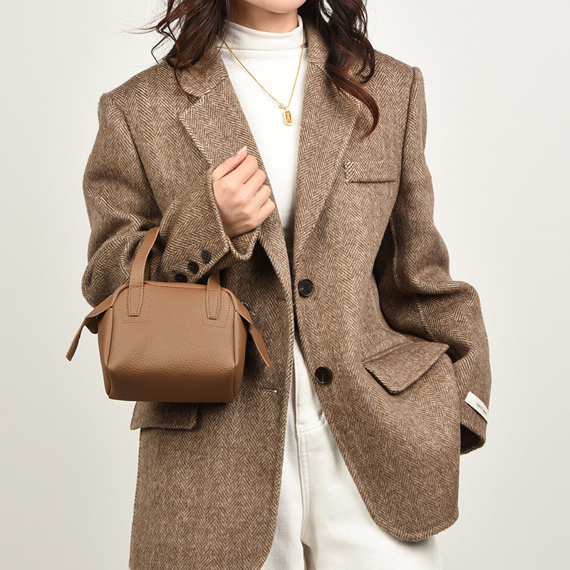 Textured Mini Handheld Bag Kalsten