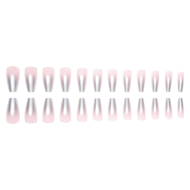 Metallic Stiletto Press-On Nails Kalsten