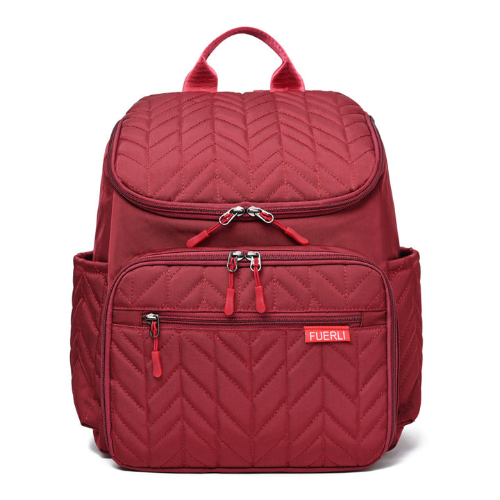 Elegant Quilted Multi-Compartment Backpack Kalsten