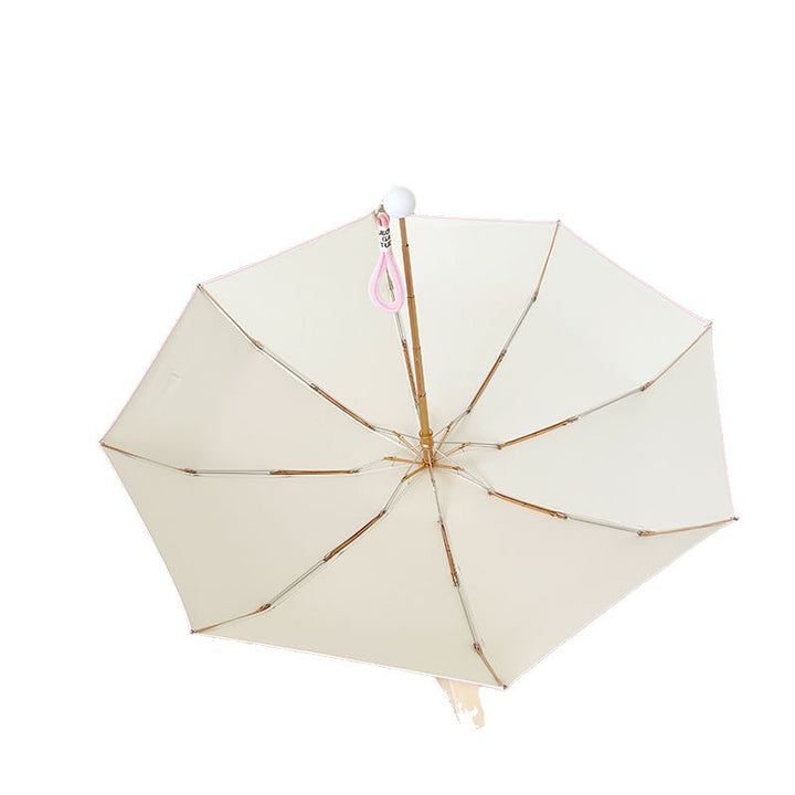 Ladies compact folding umbrella with practical handbag loop Kalsten
