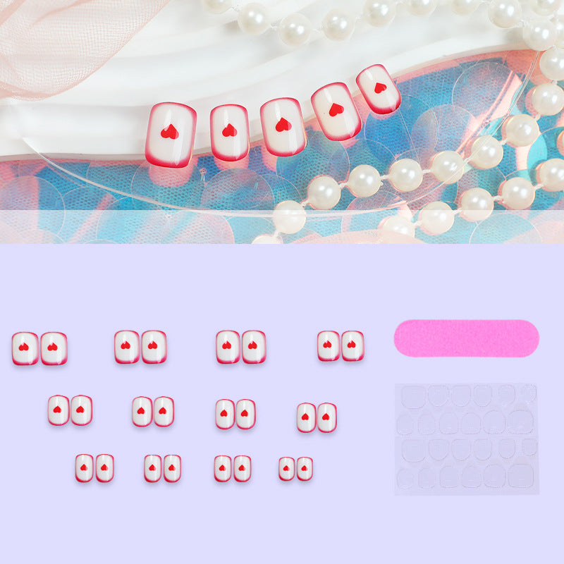 Heart Symbol Press-On Nail Set Kalsten