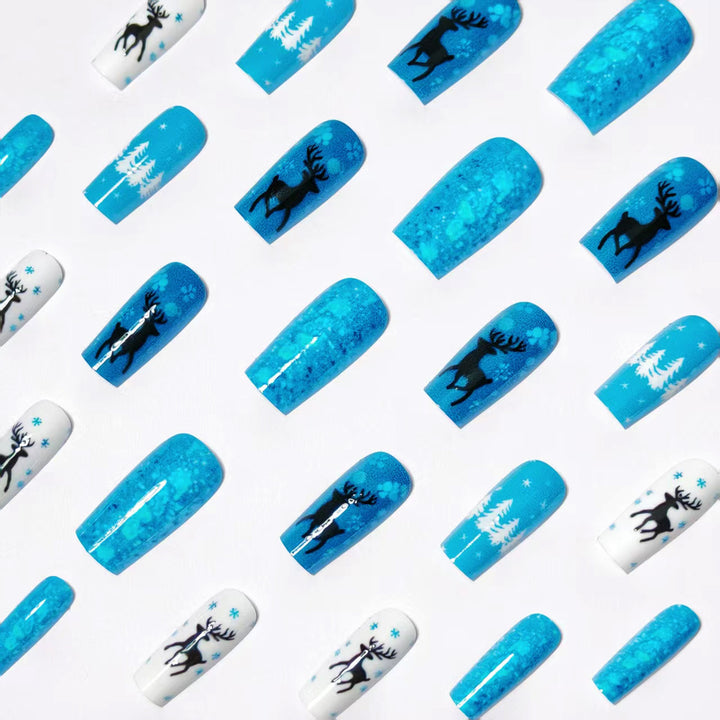 Seasonal Winter-Themed Nail Art Kalsten