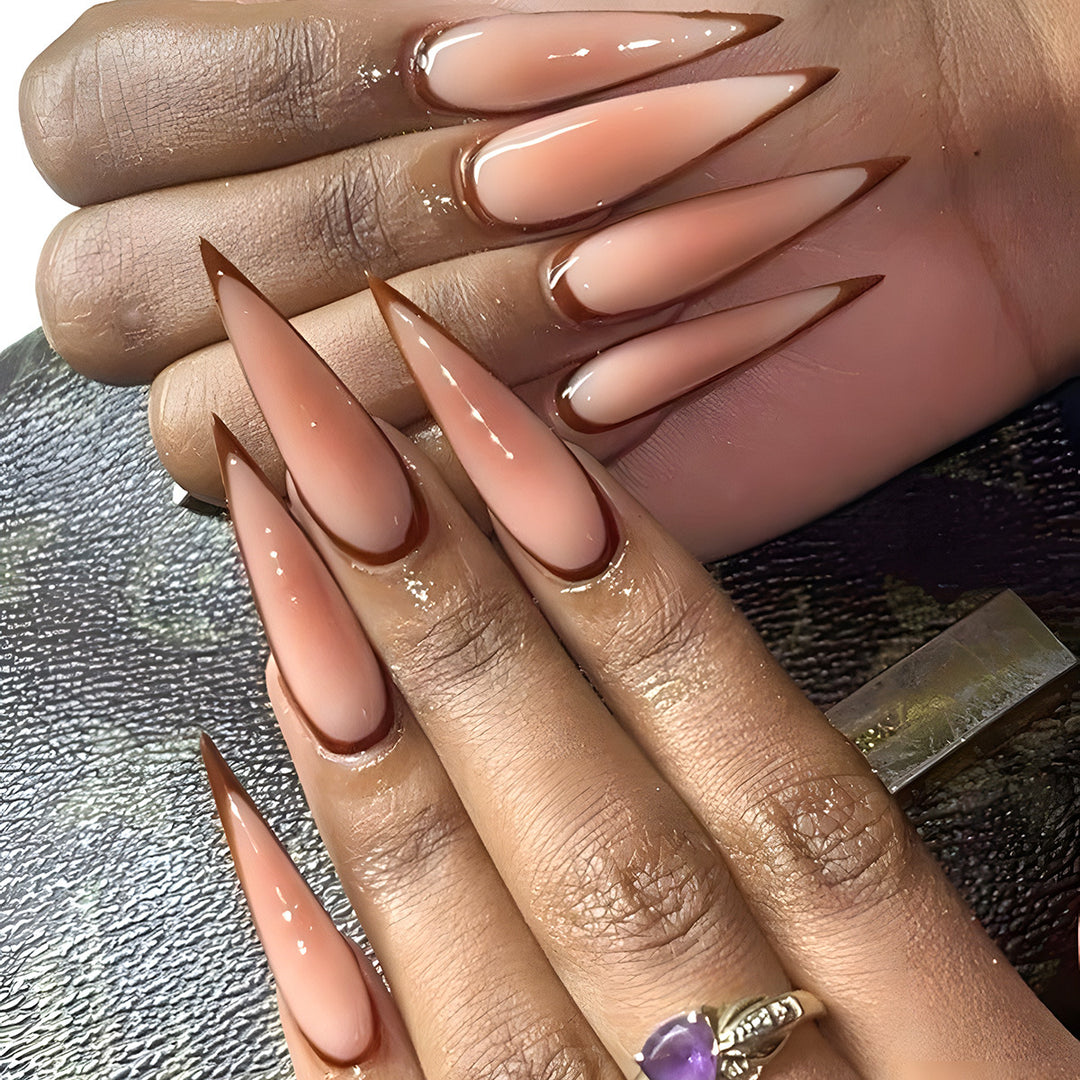 Stiletto Press-On Nail Art Kalsten