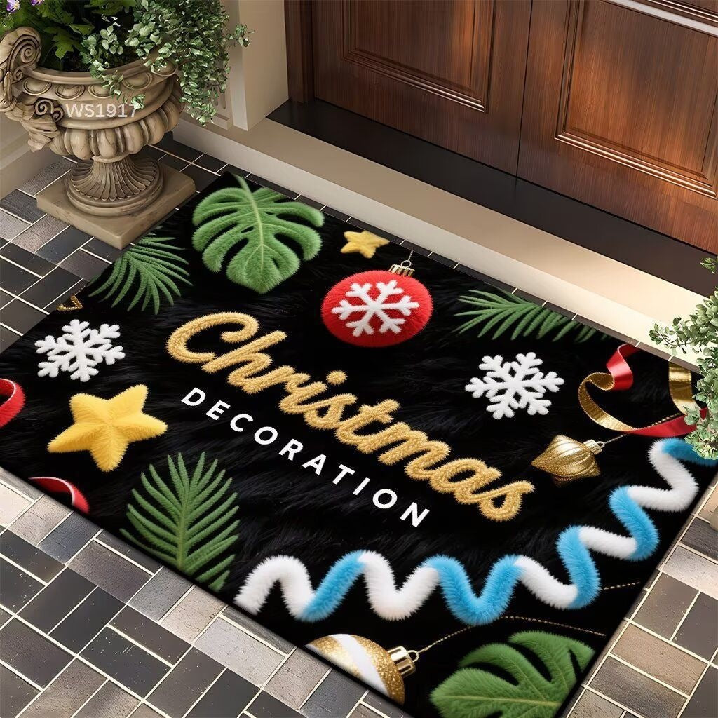 Christmas-Themed Door Mat