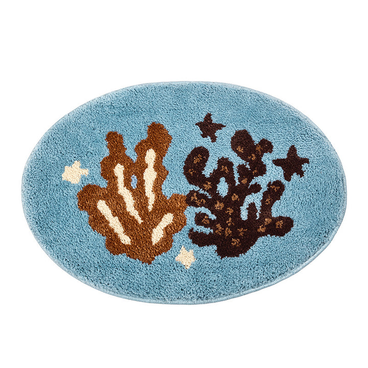 Plush Cat-Themed Area Rug