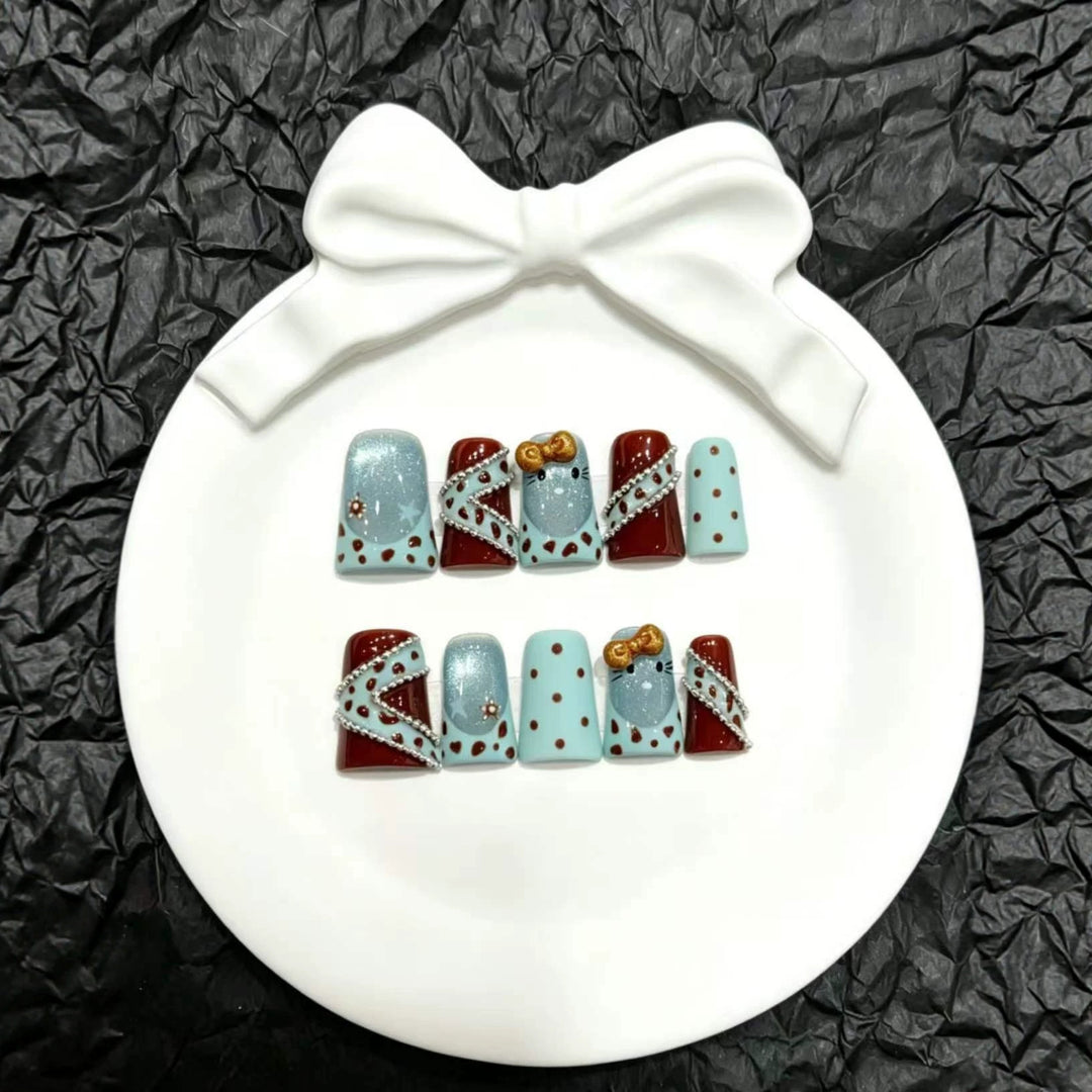Creative Themed Press-On Nails