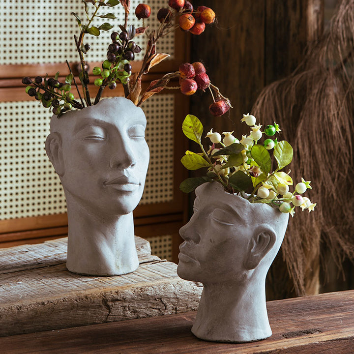 Decorative Sculpture Head Kalsten