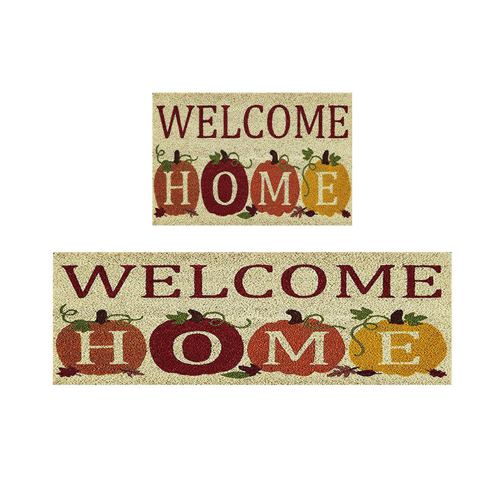Decorative Harvest-Themed Welcome Mat
