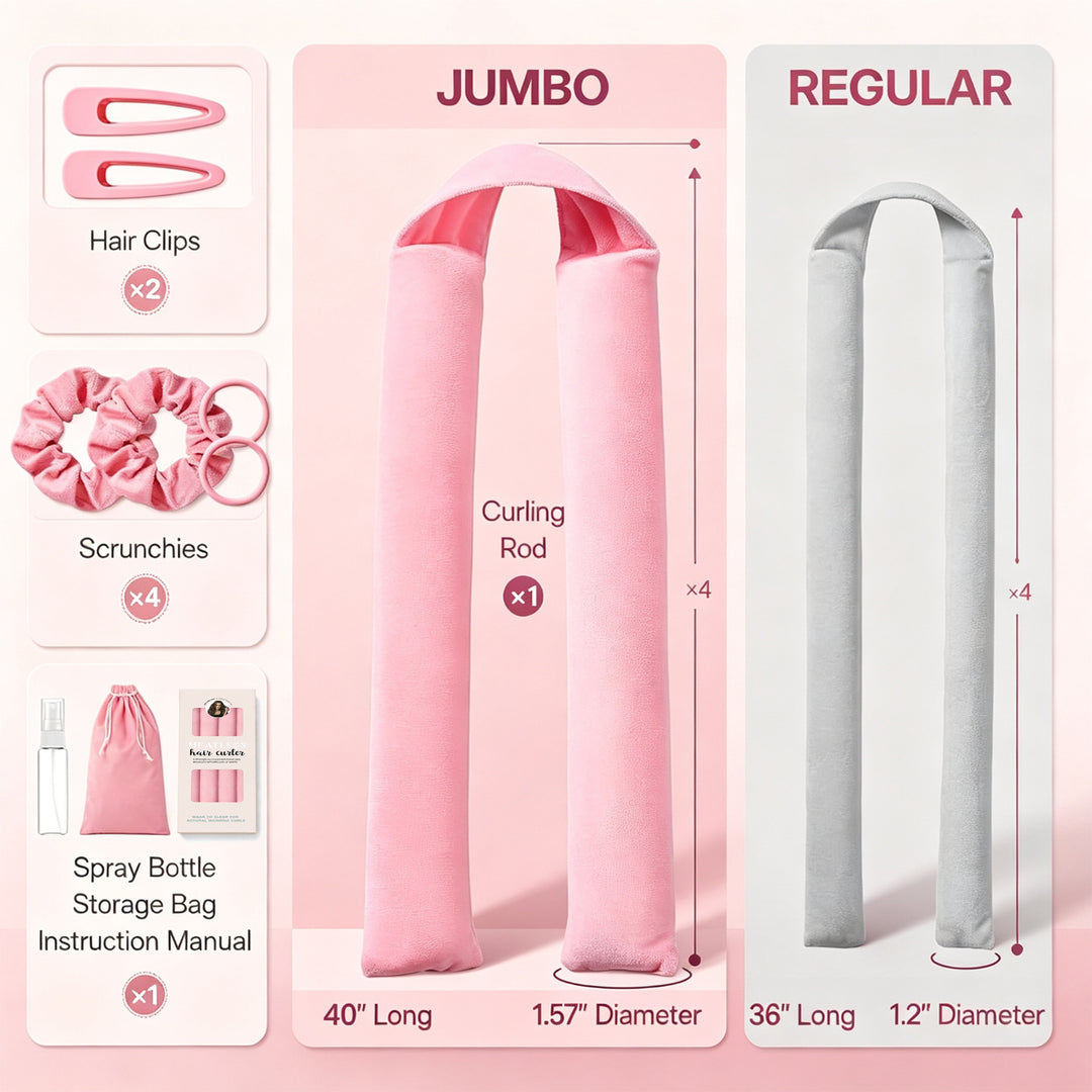 Heatless Hair Curling Kit