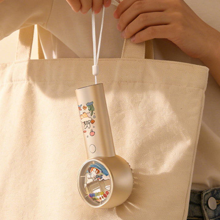 Ladies Portable Hand Fan in Playful Animal Design Kalsten