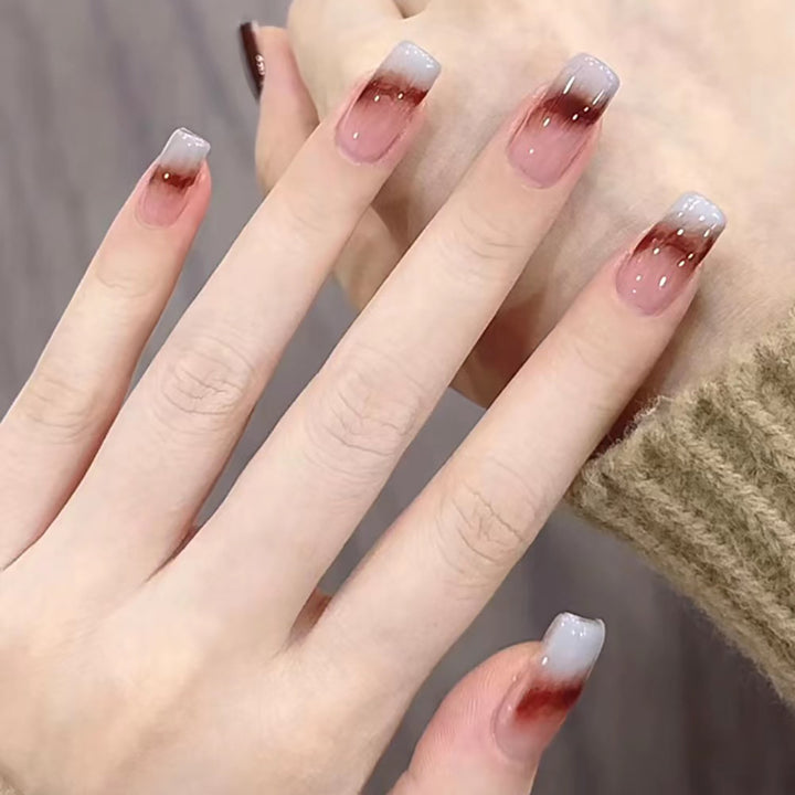 Elegant Long Square Press-On Nails Kalsten