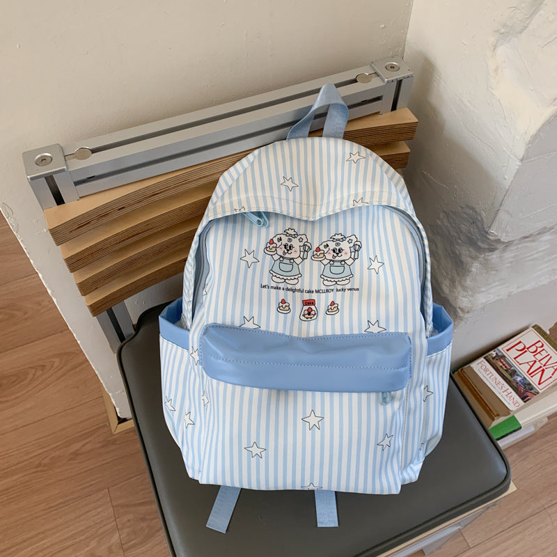 Backpack with Colorful Animal Design and Practical Compartments Kalsten