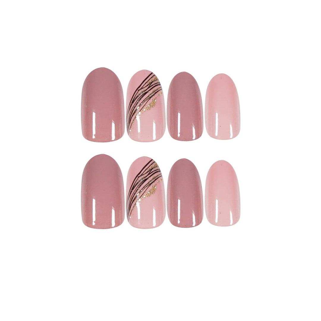 Premium Almond-Shaped Press-On Nail Set Kalsten