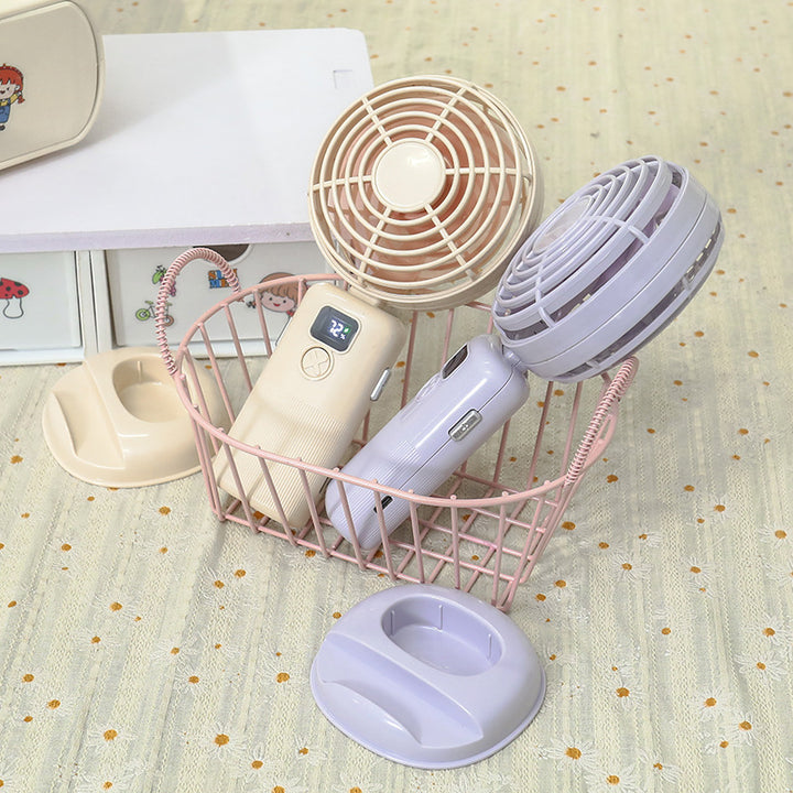 Women's Portable Mini USB Fan with LCD Display Kalsten