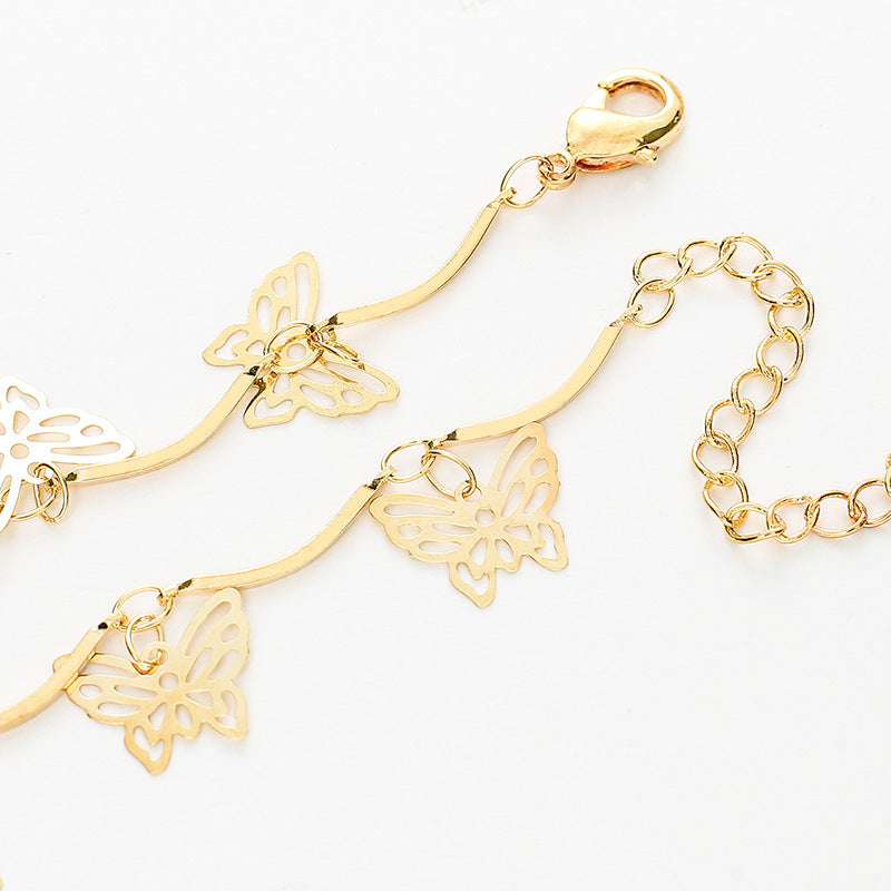 Butterfly Design Choker Necklace Kalsten