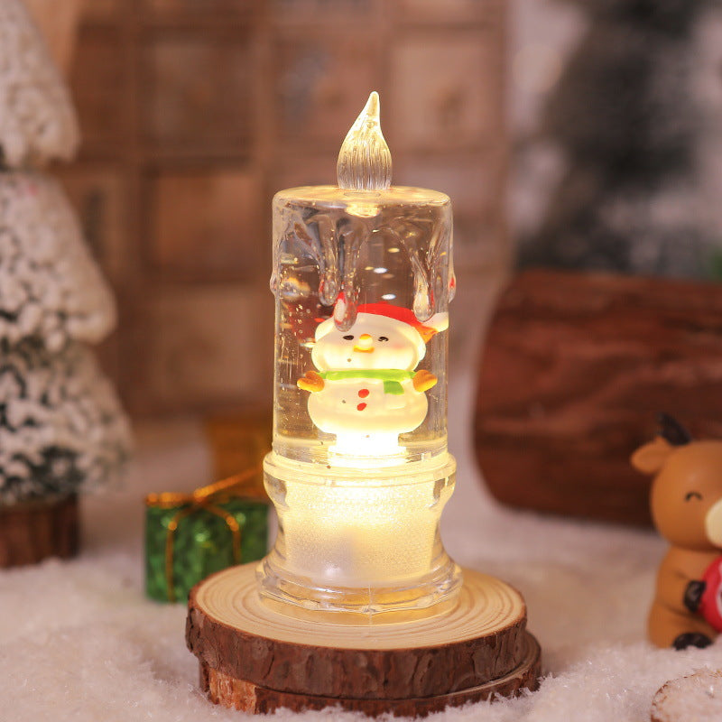 LED Christmas lantern with Santa figure Kalsten