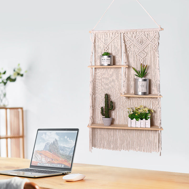 Multi-Tier Hanging Plant Shelf