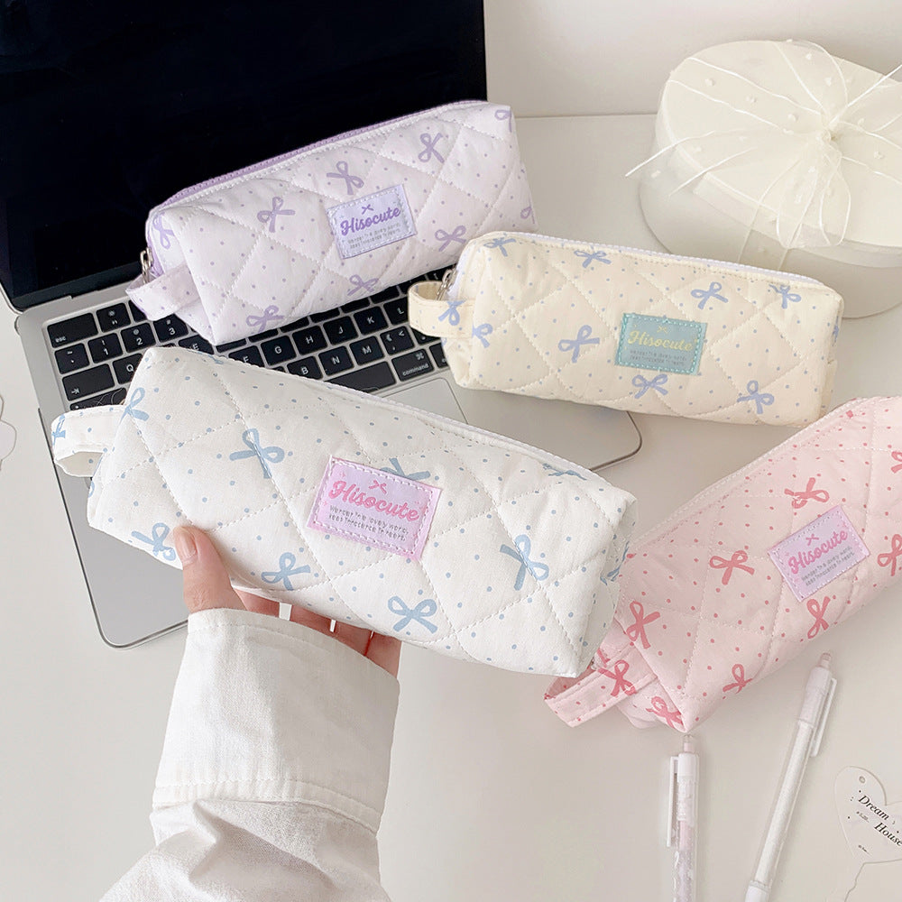 Quilted Pencil Case with Zipper Kalsten