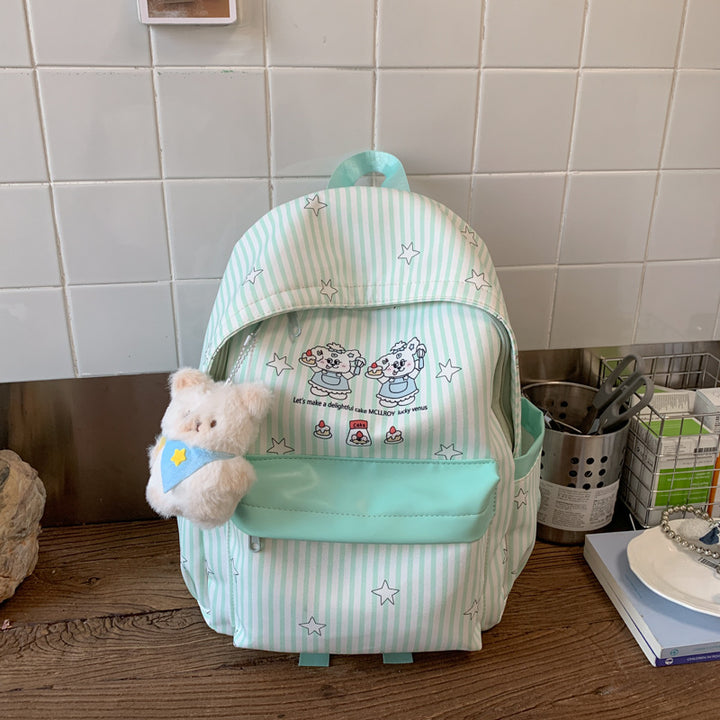 Backpack with Colorful Animal Design and Practical Compartments Kalsten