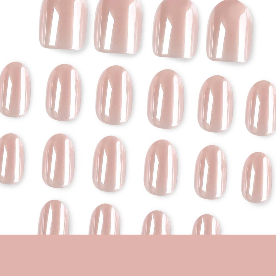 Elegant Gel Nails with Natural Shine Kalsten