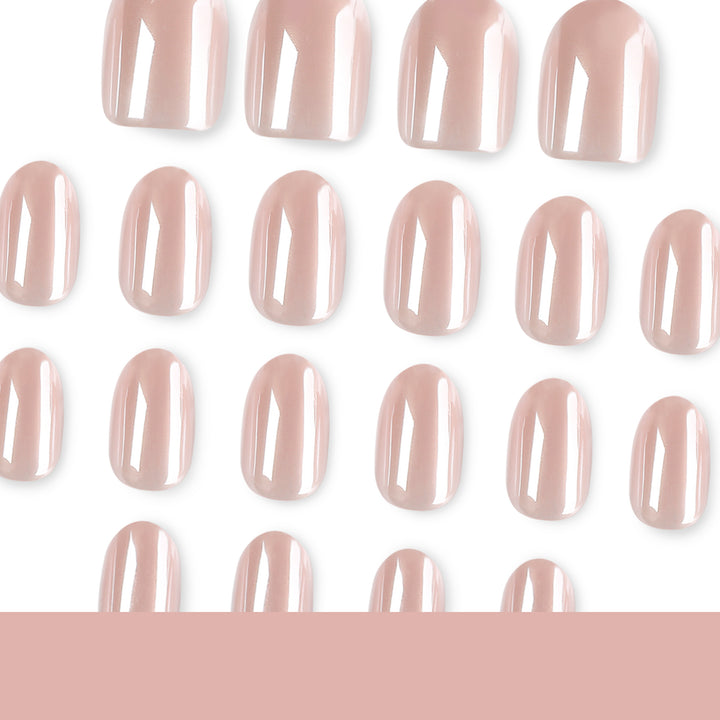 Elegant Gel Nails with Natural Shine Kalsten
