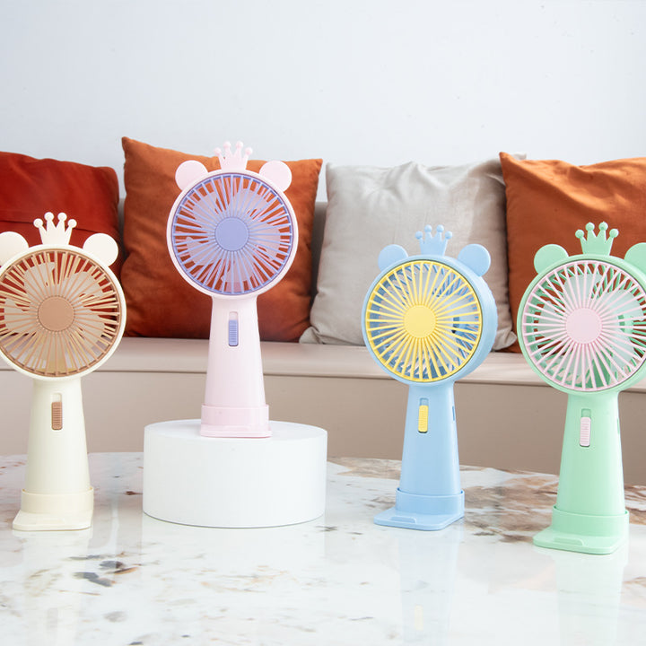 Portable Deer-Themed Handheld Cooling Fan Kalsten