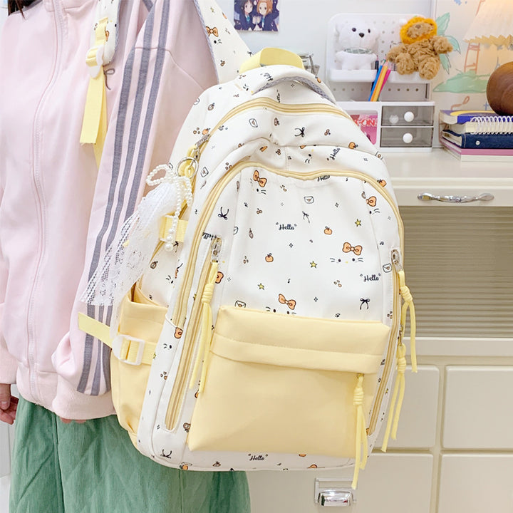 Leisure backpack with charming design and practical compartments Kalsten