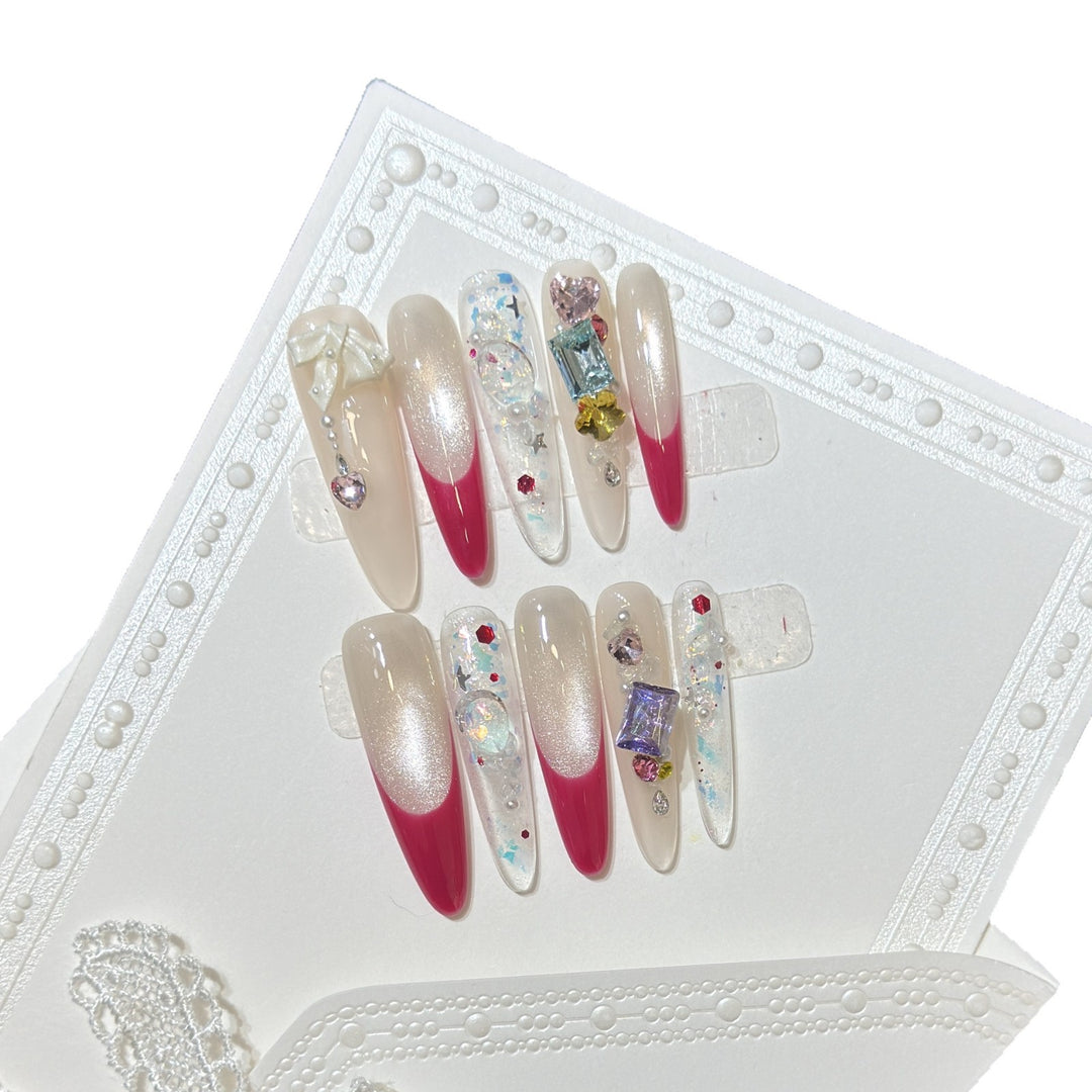 Stylish Decorative Press-On Nail Set Kalsten