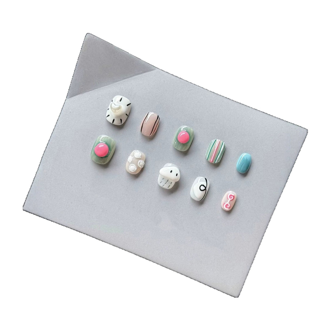 Creative Press-On Nail Art Collection