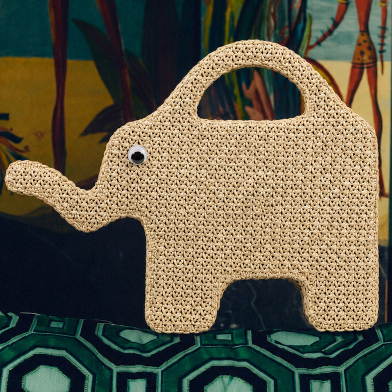 Playful Elephant-Shaped Handbag