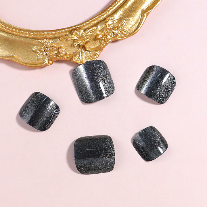 Glittered Press-On Toe Nails Kalsten