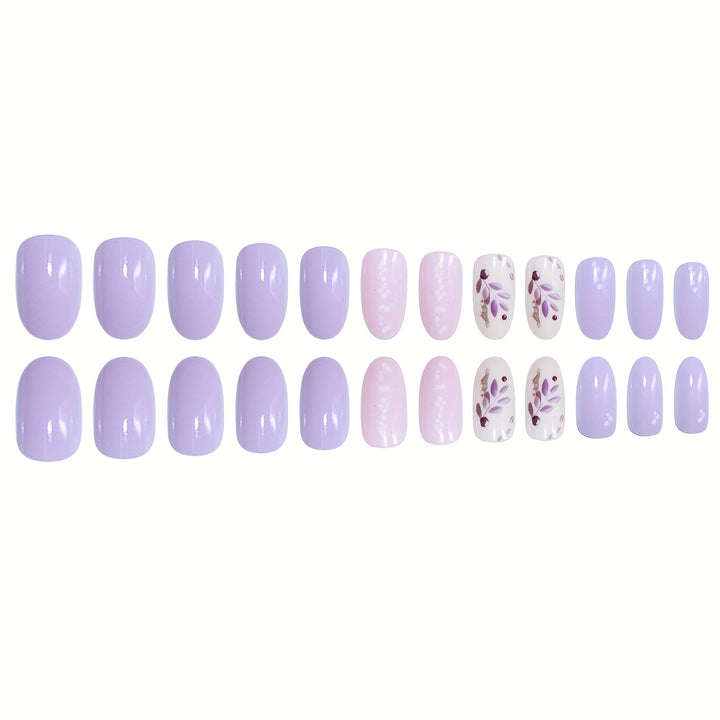 Elegant Floral Design Press-On Nails Kalsten
