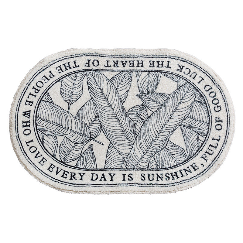 Floral Emblazoned Area Mat Kalsten