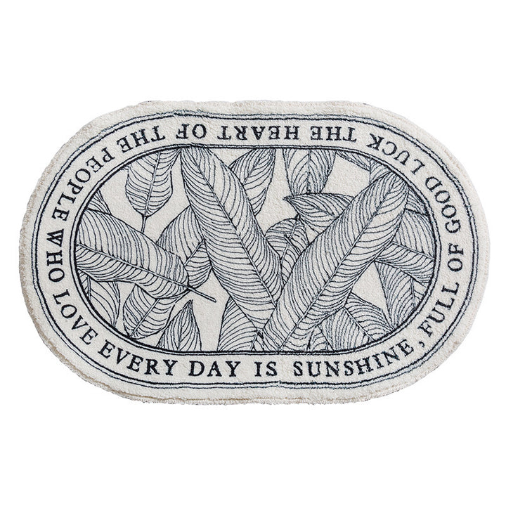 Floral Emblazoned Area Mat Kalsten