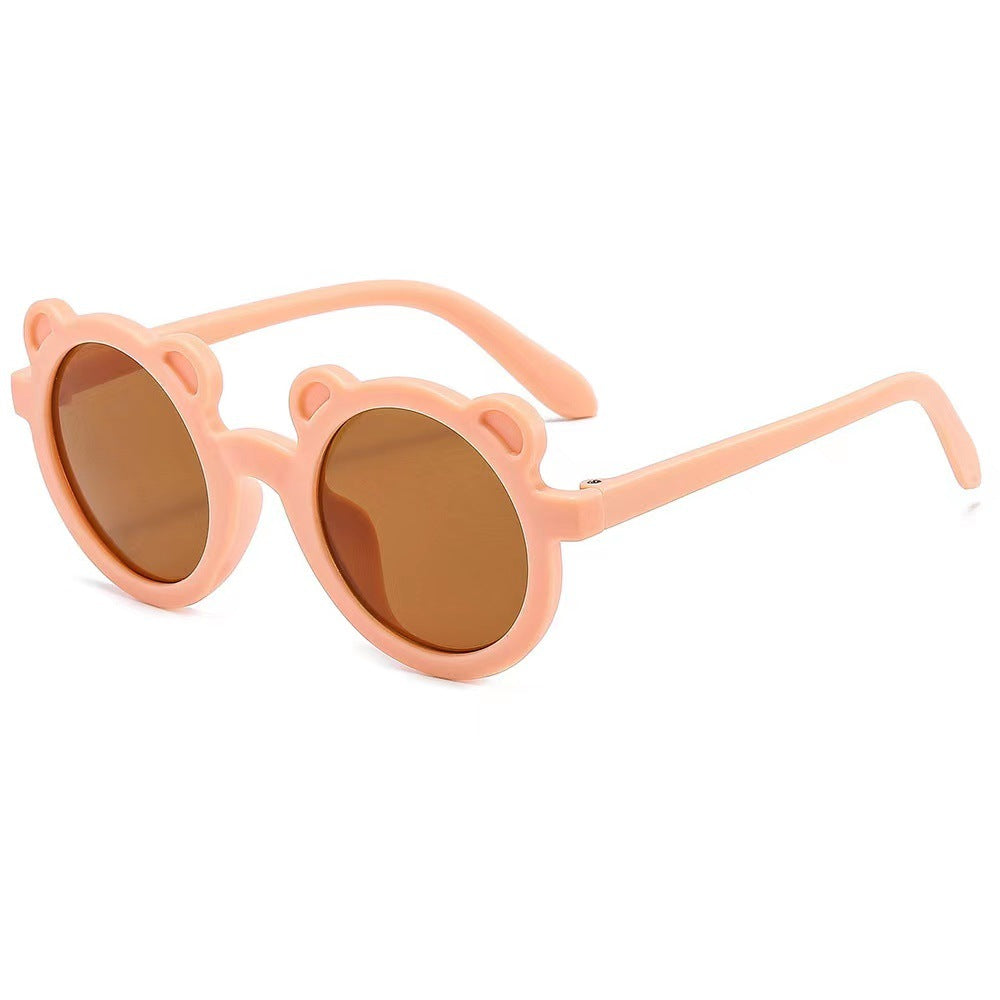 Cute Animal-Themed Round Sunglasses Kalsten