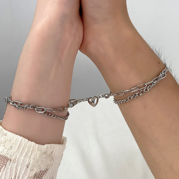 Layered Chain Bracelet Set Kalsten