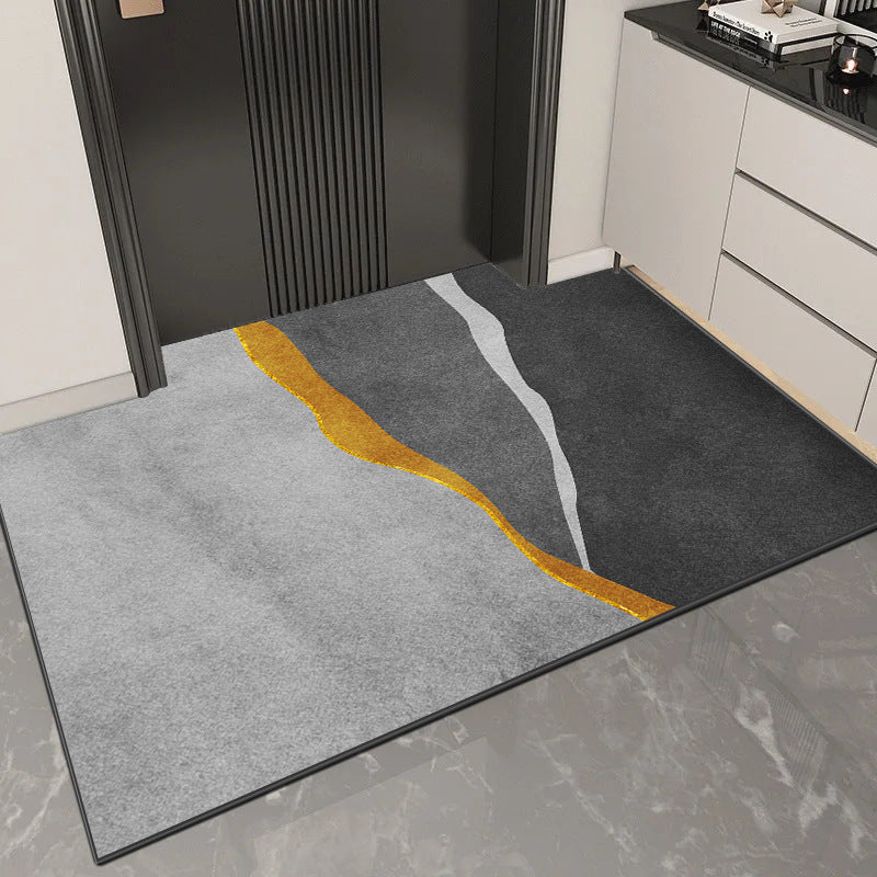 Decorative Half-Circle Entrance Mat