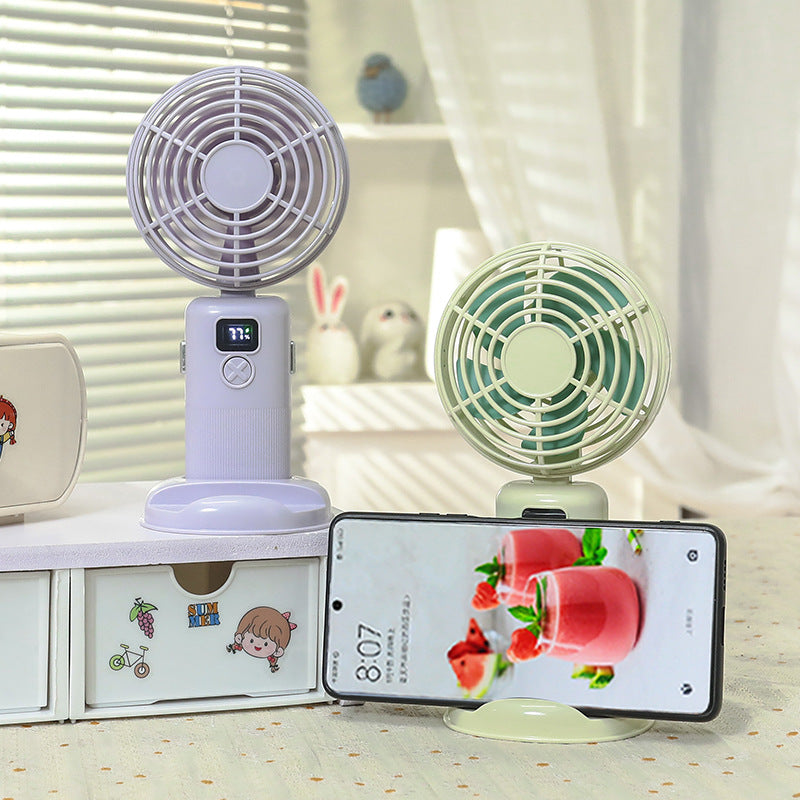 Portable battery fan with digital speed display Kalsten