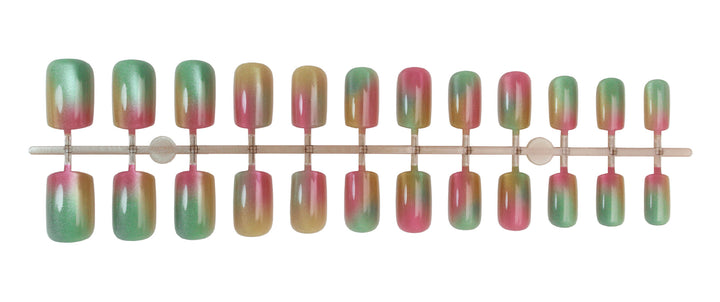 Nail art set with shimmering ombre effects Kalsten