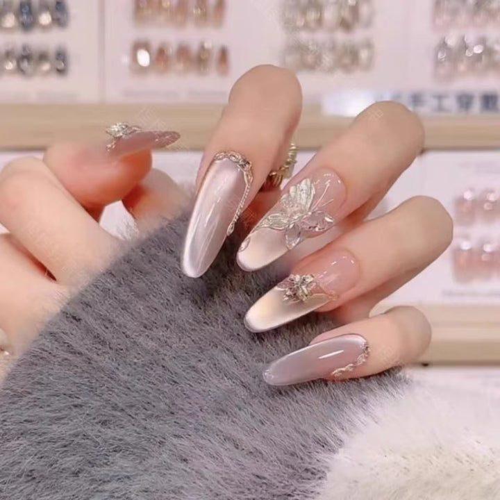 Elegant Decorative Press-On Nails Set Kalsten