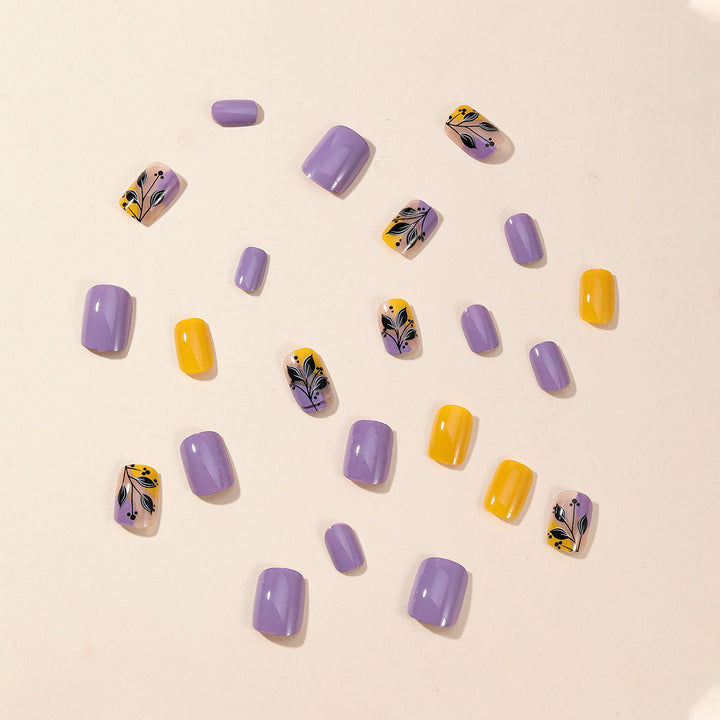 Artistic Floral Nail Art Design Kalsten