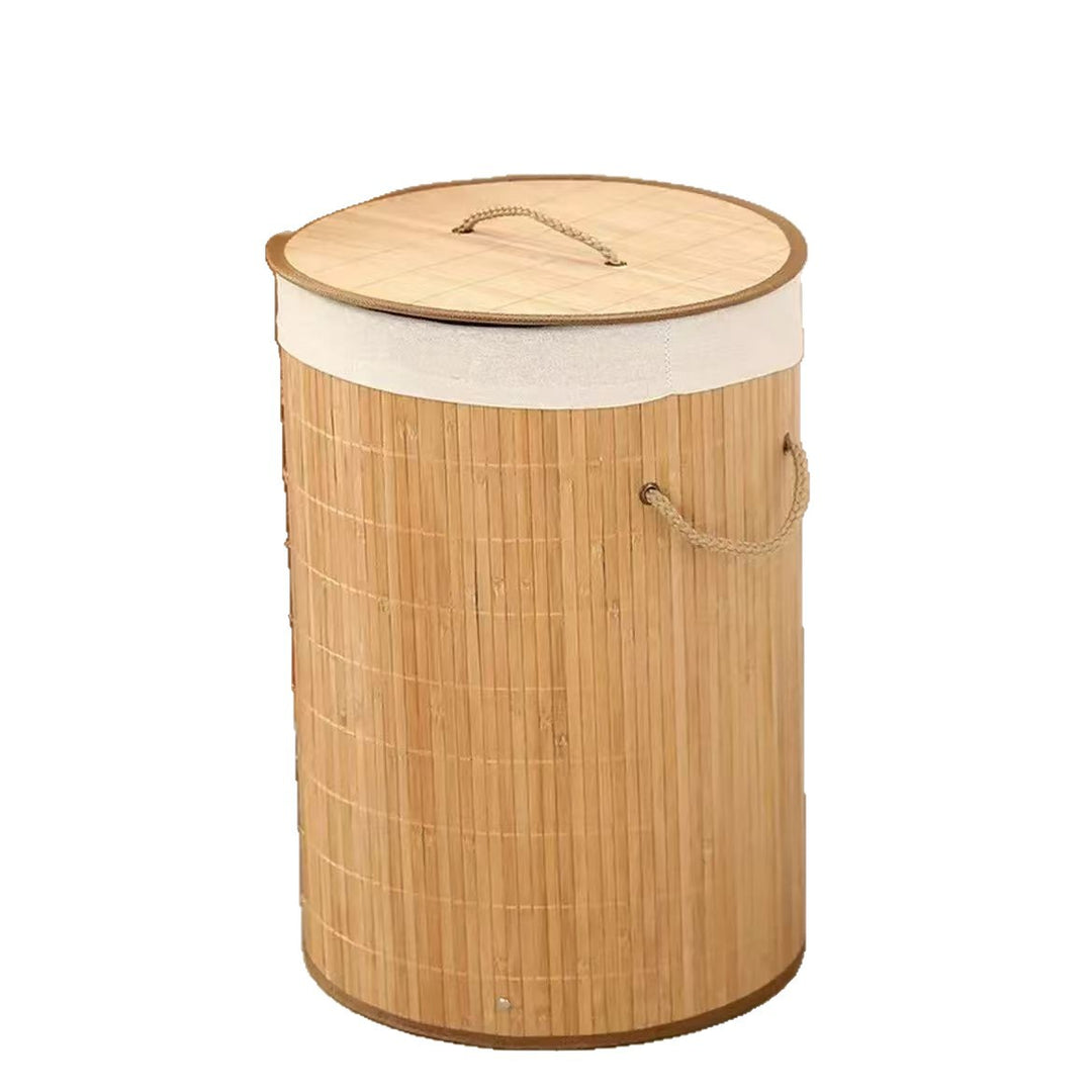 Stylish laundry basket with lid Kalsten