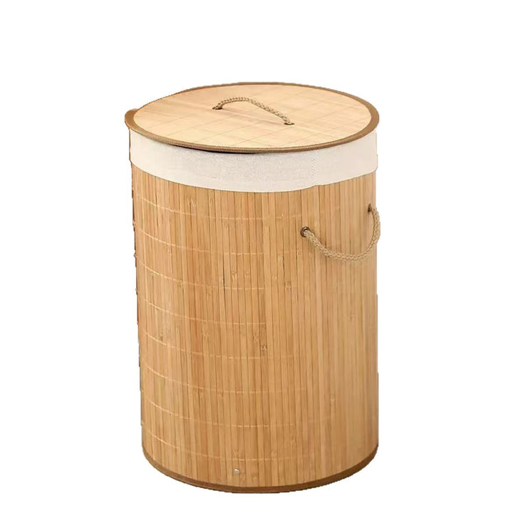 Stylish laundry basket with lid Kalsten