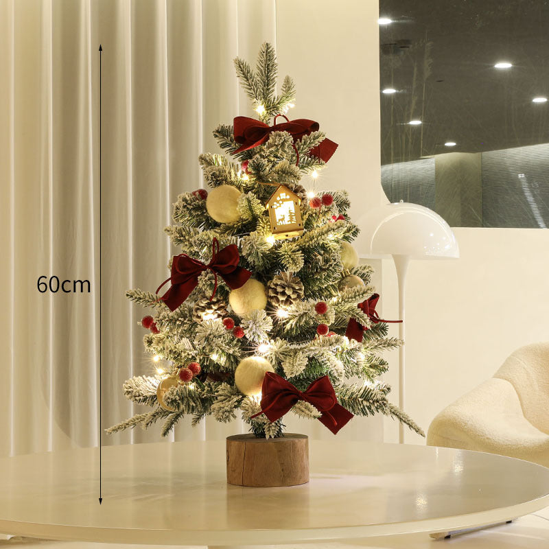 Decorative Mini Christmas Tree with LED Lights