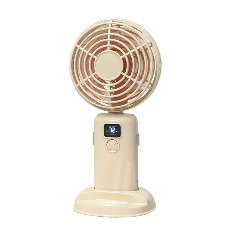 Women's Portable Mini USB Fan with LCD Display Kalsten