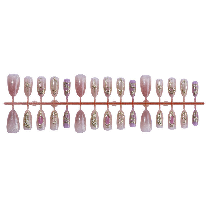 Premium Glitter Ombre Press-On Nails Kalsten