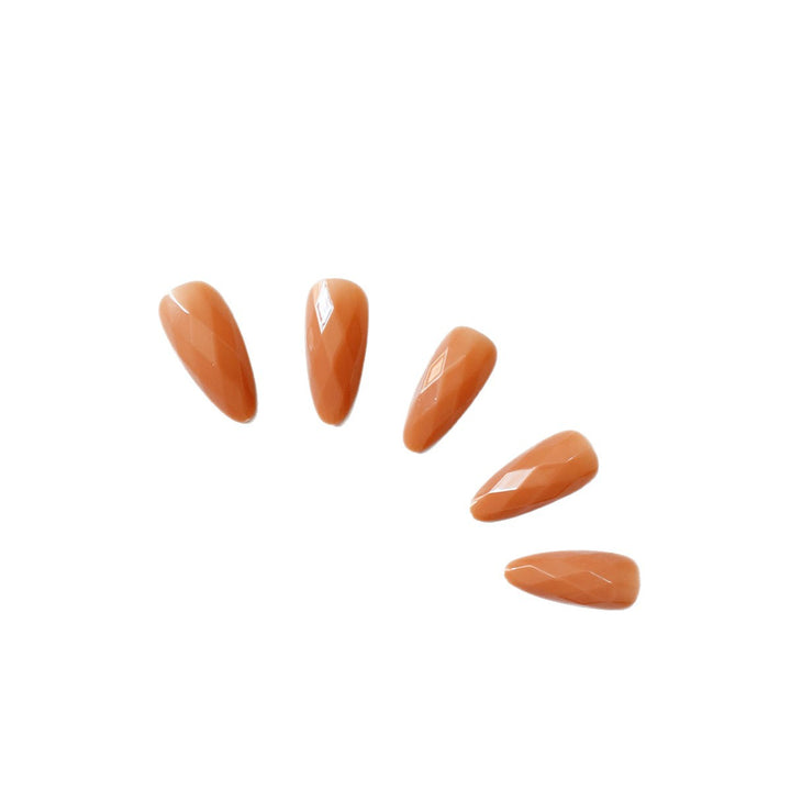 Premium Glossy Diamond-Shaped Press-On Nails Kalsten